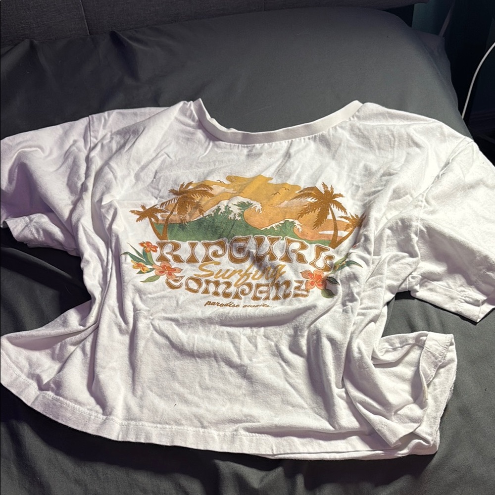 Rip Curl White Graphic T-Shirt